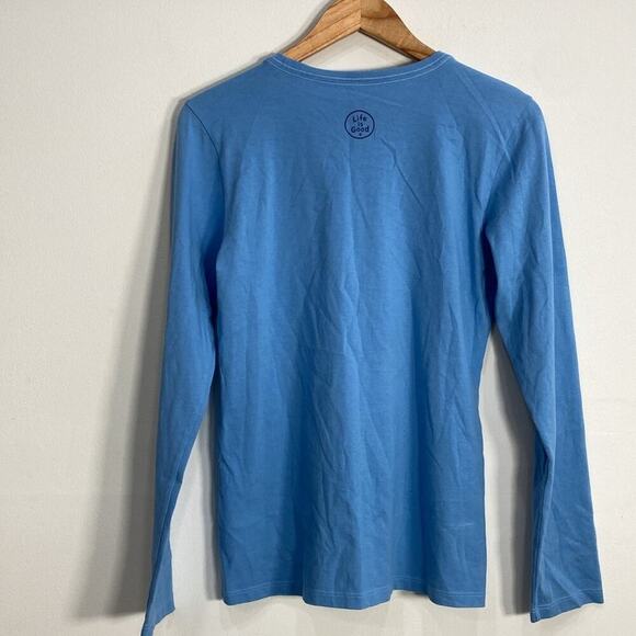 Life is Good Small Thanksgiving Cornucopia Thankful Tee Long Sleeve - Picture 5 of 11